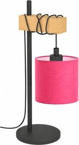 BRILAGI - Lampă de masă NUBILA 1xE27/40W/230V maro/negru/roz