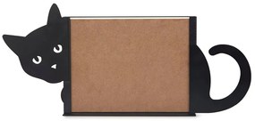 Ramă foto neagră cu picior de susținere din metal 36x16 cm Hidden Cat – Balvi