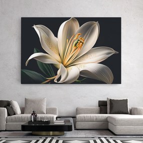Tablou Canvas, 20x30cm, Dormitor si Living, Flori, Crini, Big Lily View