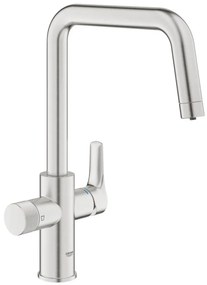 GROHE 30595DC0 - Baterie pentru chiuvetă BLUE PURE din oțel inoxidabil