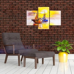 Tablou - Pictură barcă (90x60 cm)