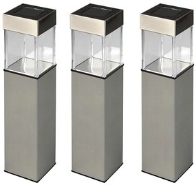 Grundig 90048 - Set 3x lampă solară LED 5,5x28cm, 1xAAA 600 mAh