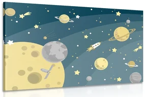 Tablou excursie neobișnuită în univers