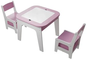 Juskys Set de lemn pentru copii Milou - roz