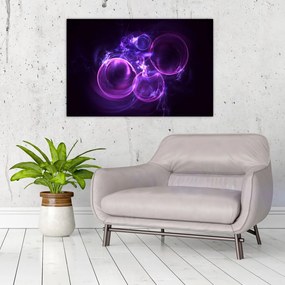 Tablou abstract cu bulbuci (90x60 cm)