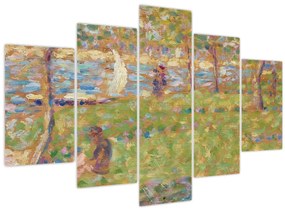 Tablou - Georges Seurat, Study for "La Grande Jatte", reproducere (150x105 cm)