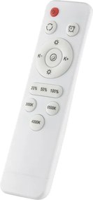 Brilliant - Plafonieră LED dimabilă WALDO LED/24W/230V alb/aur roz + telecomandă