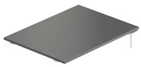 Element de actiune Creator 80 x 60 cm, baza alba, fara picioare, antracit