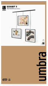 Rame negre de agățat 3 buc. din metal 73x82 cm Exhibit – Umbra