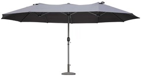 Umbrelă de soare maro deschis 265x460 cm – Garden Pleasure