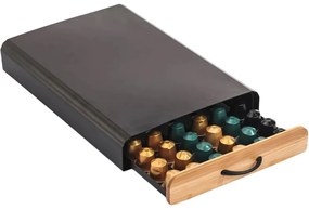 MSV Recipient pentru capsule Nespresso Elie 26,5 x39 x 6 cm, negru