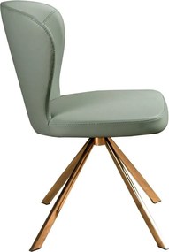 Scaun pivotant piele sintetica verde deschis Chair