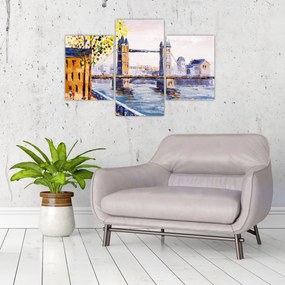 Tablou - Pictură oraș (90x60 cm)