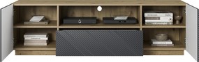 Comodă TV cu sertar Asha 167 cm - artisan / rivier stone mat