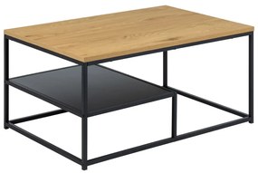 Măsuță de cafea în culoare naturală cu blat cu aspect de lemn de stejar 60x90 cm Gila – Actona