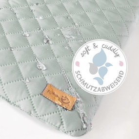 Țarc pentru copii alb cu roți 100x75 cm Style – Roba