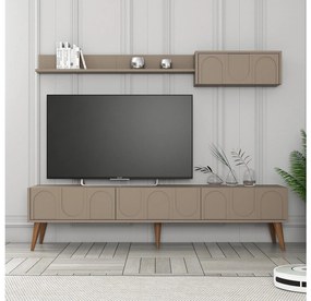 Set mobilier living Lyantela (tmavoBej + Nuc). 1107141
