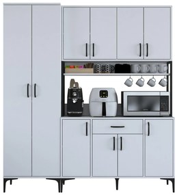 Set dulapuri bucătărie Jenaretta 33 (alb + negru). 1107096