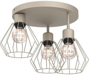 Plafonieră PARKLA, 3xE27/15W/230V, bej