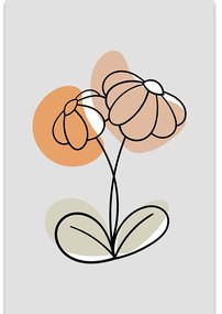 Tablou floare minimalistă No1