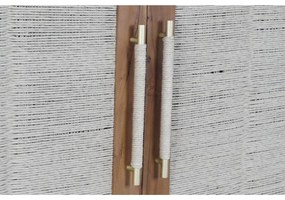 Dulap maro, din lemn de acacia si rattan, Savanah