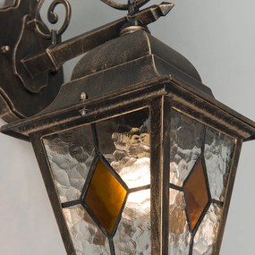 Lămpă de perete vintage pentru exterior, bronz - Antigua Down