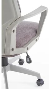 Scaun de birou LONA, alb/gri deschis