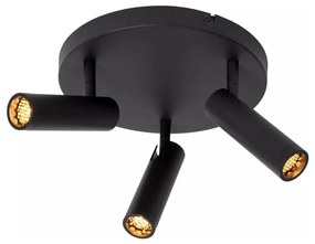 Lucide 22974/13/30 - Spot GRADO 3xGU10/12W/230V, negru