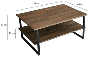 Măsuță de cafea Neta Walnut