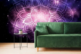 Tapet Mandala cu fundal de galaxie