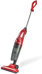 Aspirator vertical Rosberg R51001A, 600W, 800 ml, Filtru HEPA, Manual, Rosu