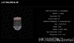 Lustra design modern cristal Bohemia