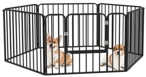 PawHut Tarc de Joaca Rezistent pentru Caini din 6 Panouri pentru Animale de Companie | Aosom Romania