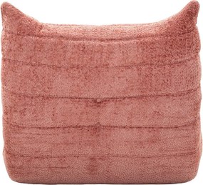 Fotoliu bean bag roz cu tapițerie din țesătură bouclé Mask – Mauro Ferretti