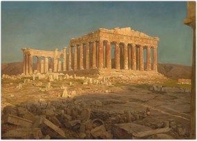 Tablou - Frederic Edwin Church, The Parthenon, reproducere (70x50 cm)