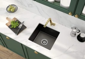 Baterie bucatarie extractabila finisaj auriu Silia BQS_Z73M