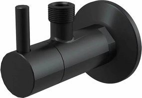 Robinet coltar cu filtru 1/2 tol x 3/8 tol ARV001-BLACK Alca negru mat
