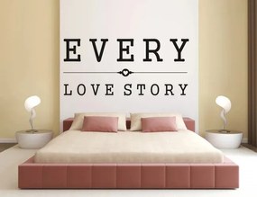 Autocolant de perete EVERY LOVE STORY 100 x 200 cm