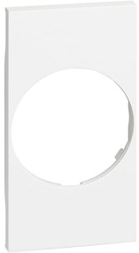 Placa priza standard german, alba, 2 module, Bticino Living Now