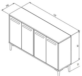 Dulap Stria Anthracite