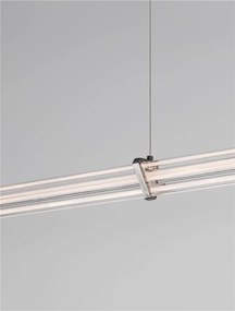 Lustra suspendata LED 3000K PHEME nickel satinat