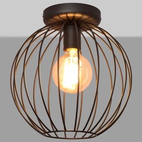 Lustră aplicată MERCURE 1xE27/15W/230V d. 30 cm neagră