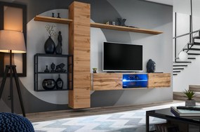 Mobilier living Shelly 27 WTS SW M5 (stejar wotan + negru mat). 1024219