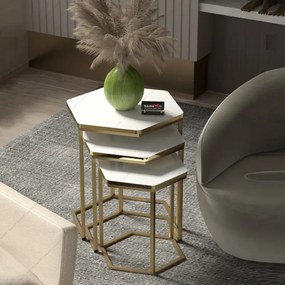 Set 3 masute de cafea, Aurora, 25067