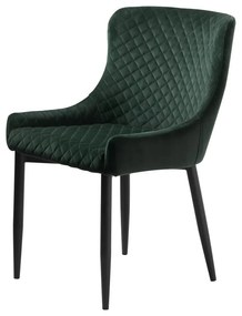 Scaun de sufragerie verde tapițat Ottowa – Unique Furniture