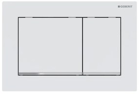Clapeta de actionare Geberit Omega30 alb - crom