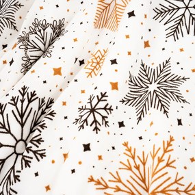 Pătură imitație blăniță 4Home Snowflake Glamour, 150 x 200 cm