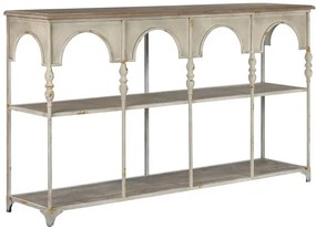 Consola, bej, din metal, aspect vintage, Arches