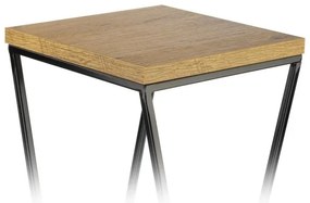 Suport de flori LOFT 100x24 cm negru/maro