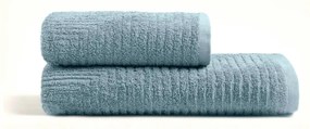 Set 2 prosoape baie 1035A-044-2, albastru, bumbac